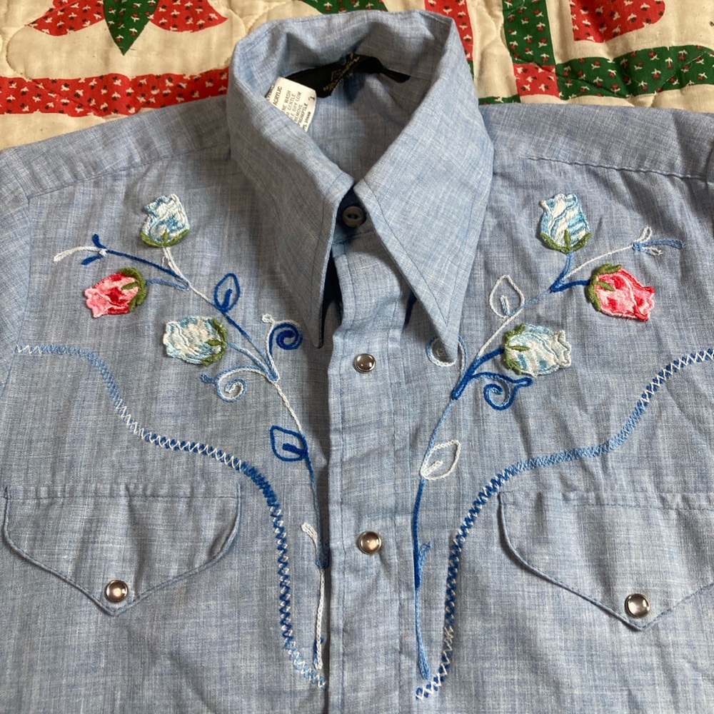 70’s western button down - Picture 2 of 8
